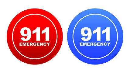 911 emergency sign