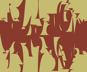 Geometric Abstract Background with Letters Pattern Urban Graffiti Pattern