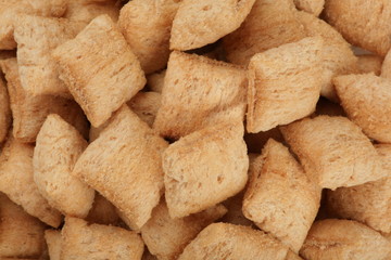 Breakfast cereals/ bowl full of cereal with chocolate 