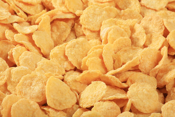 Corn flakes teksture/focus on foreground
