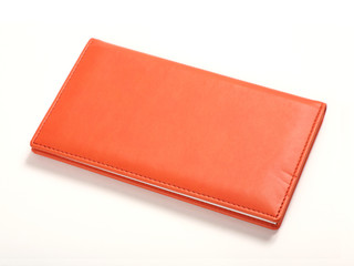 Top view of Blank notebook mockup 