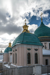Fototapeta na wymiar New Jerusalem monastery Russia Istra city