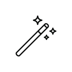 magic tools icon isolated on white background