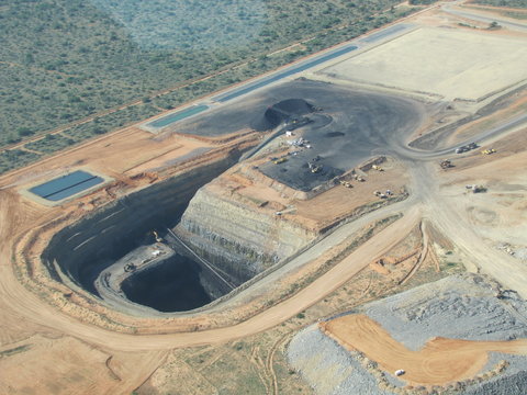 Arial Photo Of A Mine Site In South Africa