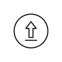 upload icon button vector illustration