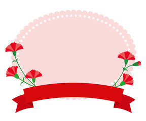 カーネーションフレーム06