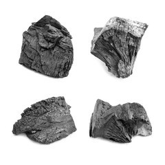 coal isolated on white background