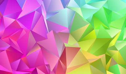 Abstract Low-Poly background. triangulated texture. Design 3d. Polygonal geometrical pattern. Triangular modern style