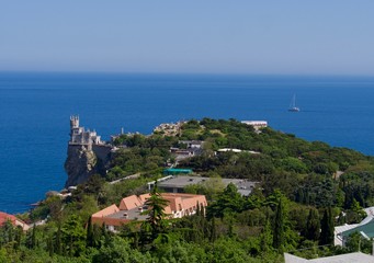 The Swallow's Nest castle,Gaspra,Yalta area,Crimea