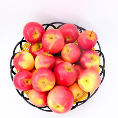 New Zealand apple on white background