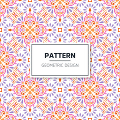 Fototapeta na wymiar Seamless mandala islamic pattern. Vintage elements