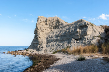 Fototapeta na wymiar Crimea, Black Sea. Coast.
