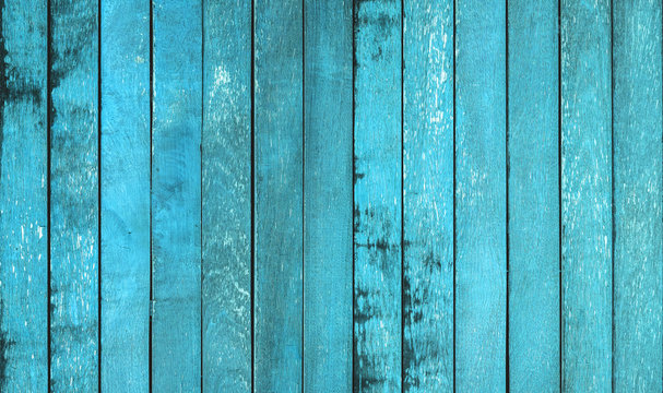 Blue wood texture background coming from natural tree. Old wooden panels that are empty and beautiful patterns.