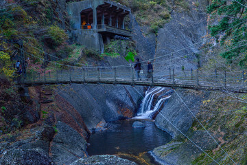 袋田の滝からの吊り橋