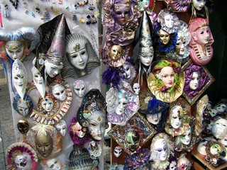 Masks, dolls, porcelain dolls
