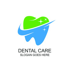 Dental clinic logo design vector