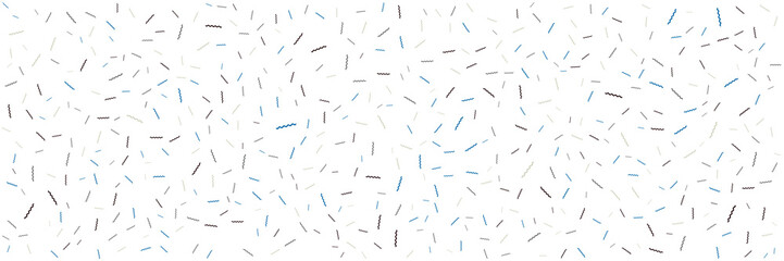 Brush stroke pattern on white background for wide banner. 