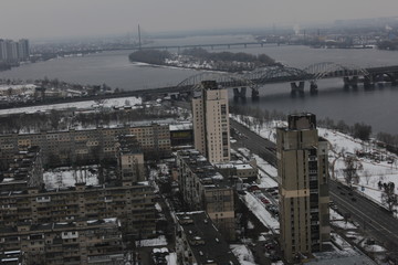 Ukraine Kiev city view