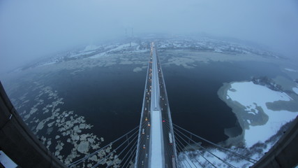 Ukraine Kiev south bridge