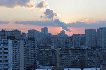 Ukraine Kiev city view
