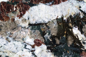 The texture of polished stone.