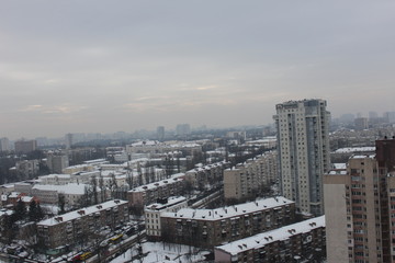 Naklejka na ściany i meble Ukraine Kiev city view