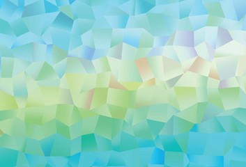 Obraz premium Light Blue, Yellow vector backdrop with lines, rectangles.