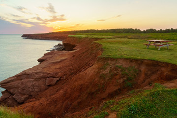Sunrise in the Oceanview Lookoff, Cavendish, PEI