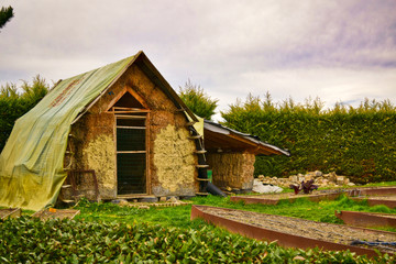 old wooden house