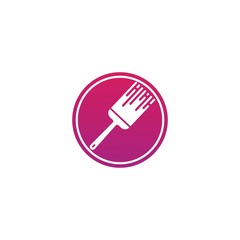 Paint brush icon vector