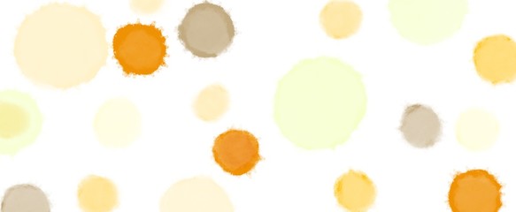 Colorful art dots paint like brush stroke illustration abstract background for greeting card, fabric, book cover, kids, holiday on white. Pastel watercolor spot
