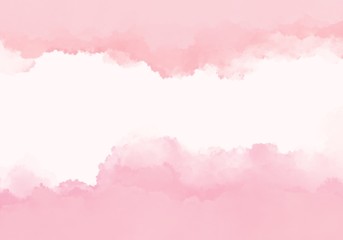 Pink watercolor background. Digital drawing.Sweet pastel. gradient background Colorful Paint like graphic. Color glossy. Beautiful painted Surface design abstract backdrop.	