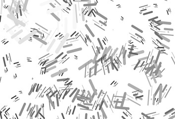 Light Silver, Gray vector pattern with narrow lines.