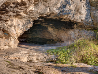 Los Goros Cave in the Goros Canyon, Hueto Arriba in Alava, near Vitoria-Gasteiz, Basque Country, Spain