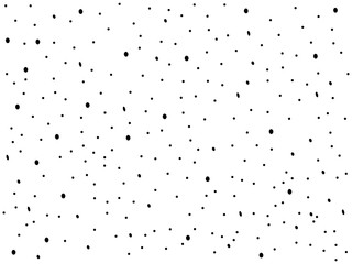 Texture of abstract white background with many black spots