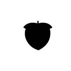cartoon pine nuts icon