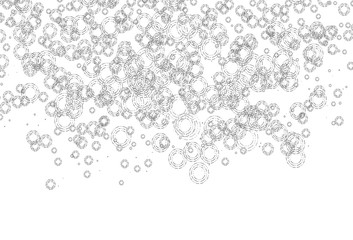 Light Silver, Gray vector texture with disks.