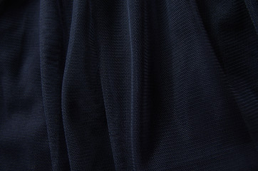  Black tulle fabric texture background
