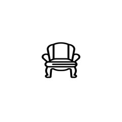 armchair icon vector