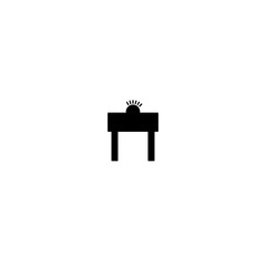 Fototapeta premium Desktop icon vector