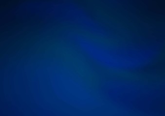 Dark BLUE vector glossy bokeh pattern. A vague abstract illustration with gradient. A completely new template for your design.