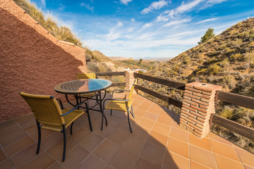 Cuevas Blancas caves in Granada, Andalusia, Spain