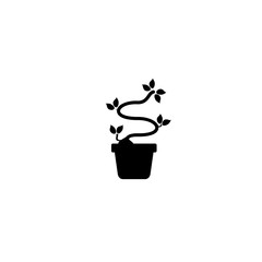 flower in a pot icon