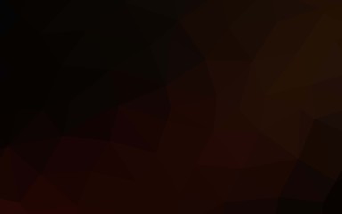 Fototapeta premium Dark Black vector triangle mosaic template. Geometric illustration in Origami style with gradient. The best triangular design for your business.
