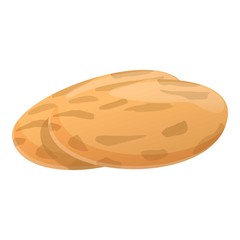 Pinto beans icon. Cartoon of pinto beans vector icon for web design isolated on white background