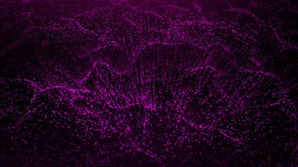 Abstract wave light Particles Background, Shine Dot wave. Bokeh Particles Background. 