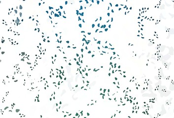 Light Blue, Green vector backdrop with abstract shapes.