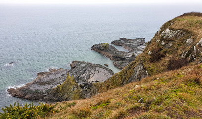 Fototapeta na wymiar Fife Coastal Path from Lower Largo to St Monans - Scotland, UK