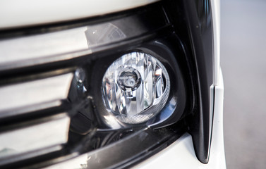 Close up of fog light on a car © mediavn