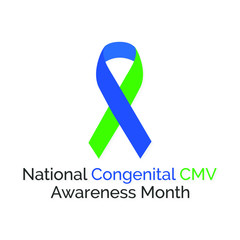 Vector illustration on the theme of National Congenital Cytomegalovirus awareness month observed each year during June.